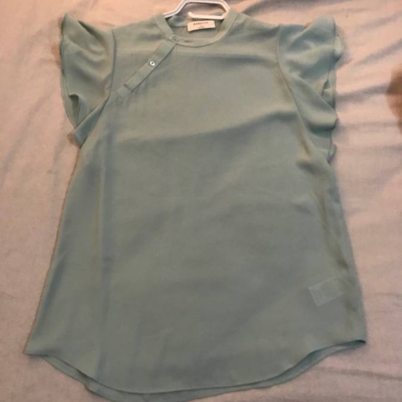 Babaton (aritzia) Cian Blouse size S soft mint - Picture 4 of 5